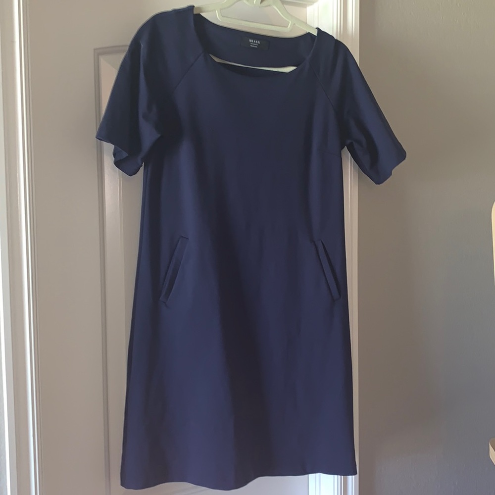 Navy blue Brass sheath dress